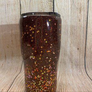 Gobble Til You Wobble 2oz Glitter Tumbler